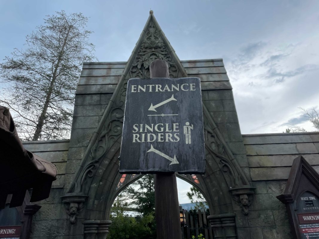 hagrid’s magical creatures motorbike adventure single rider line