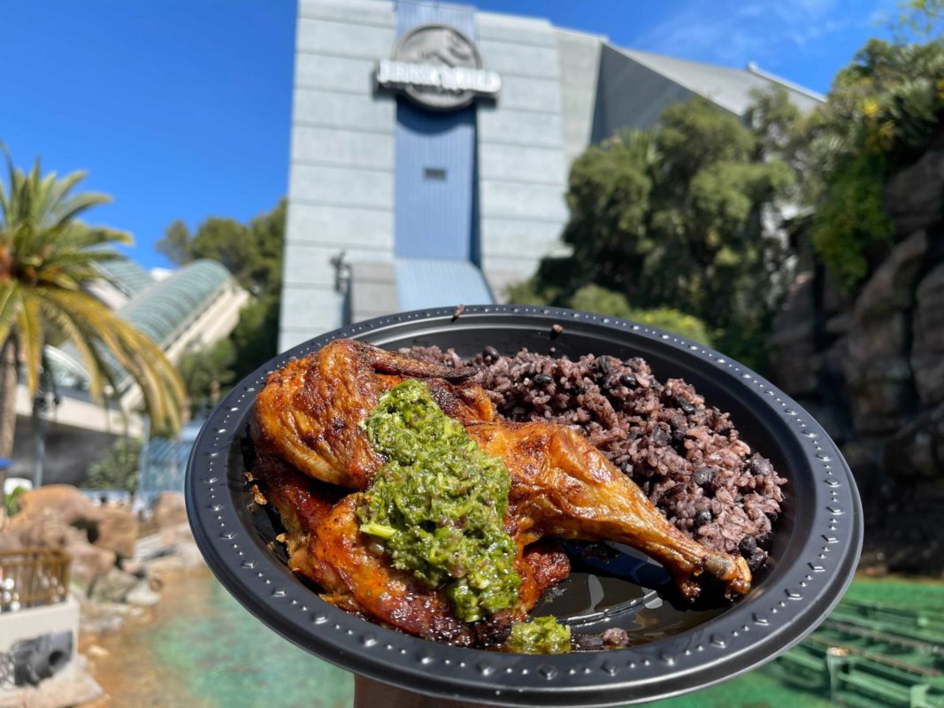 Citrus Glazed Chicken from Jurassic Café in Universal Studios Hollywood