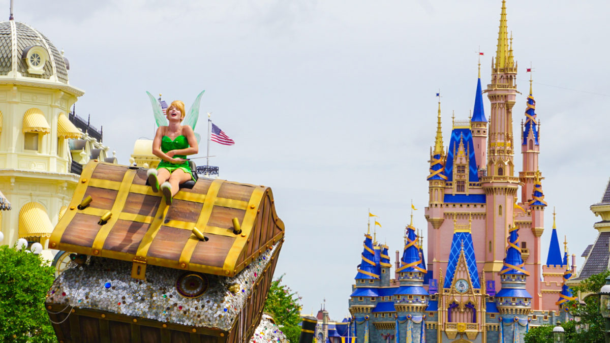 tinker bell cinderella castle