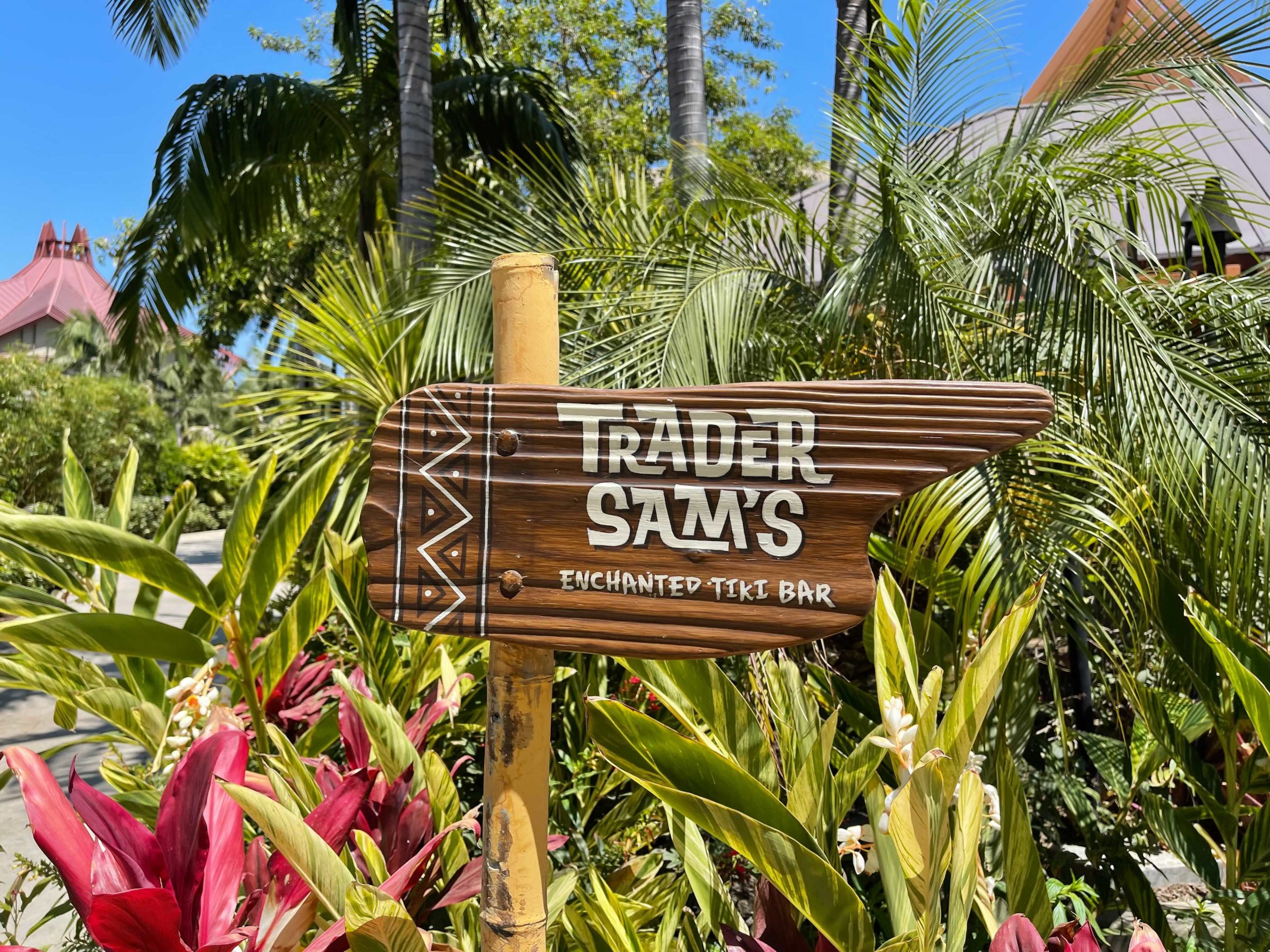 trader sam's enchanted tiki bar sign