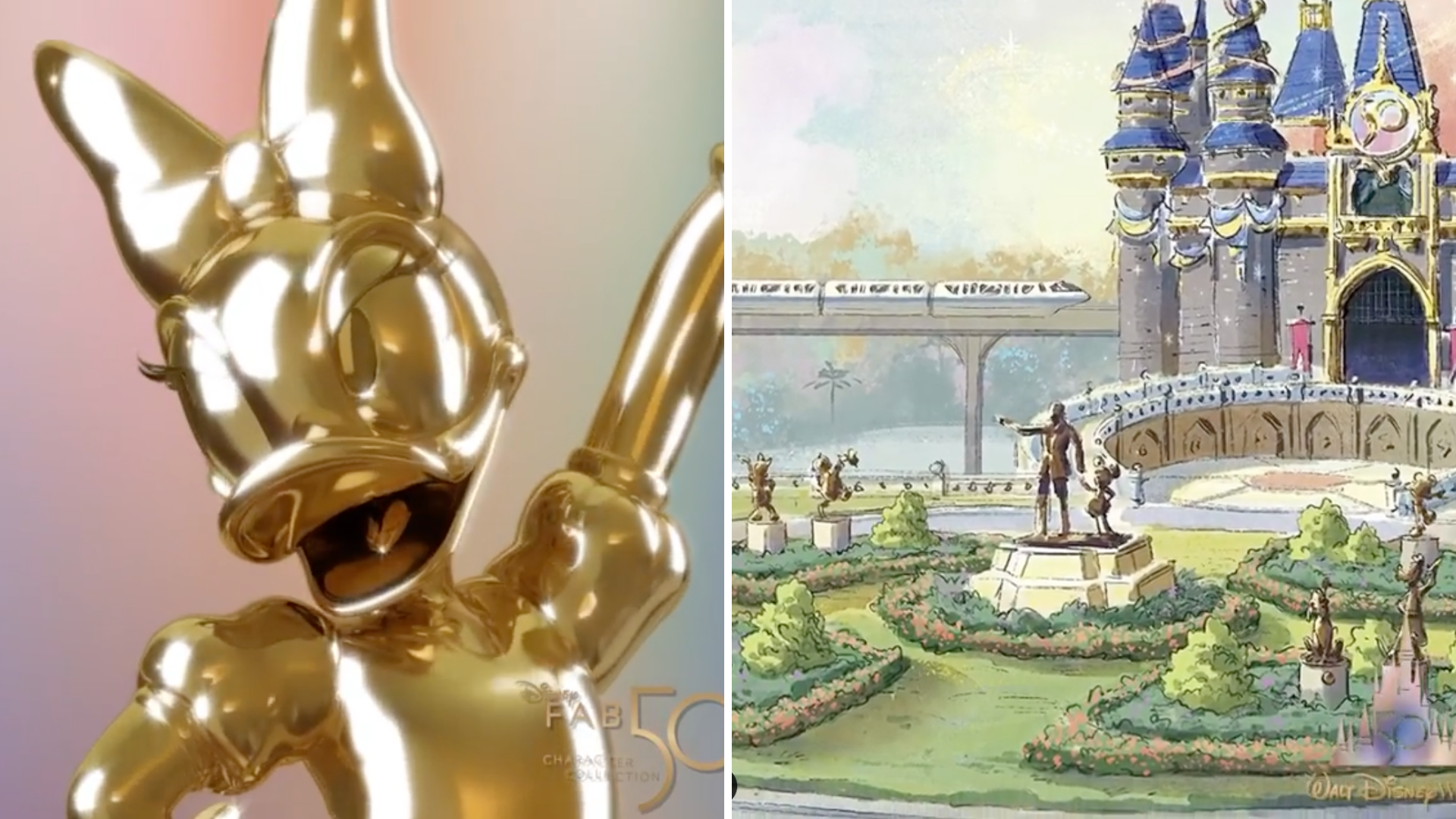 daisy-duck-fab-50-and-hub-statues-collage