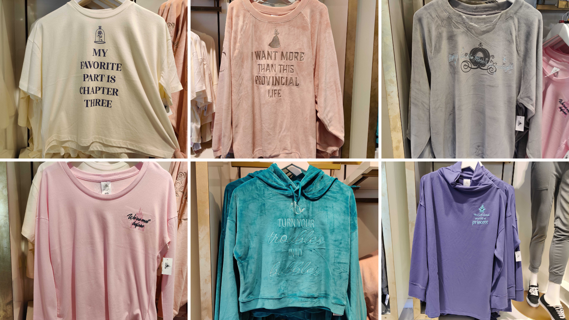 world-princess-week-loungeware-collection-shirt-collage