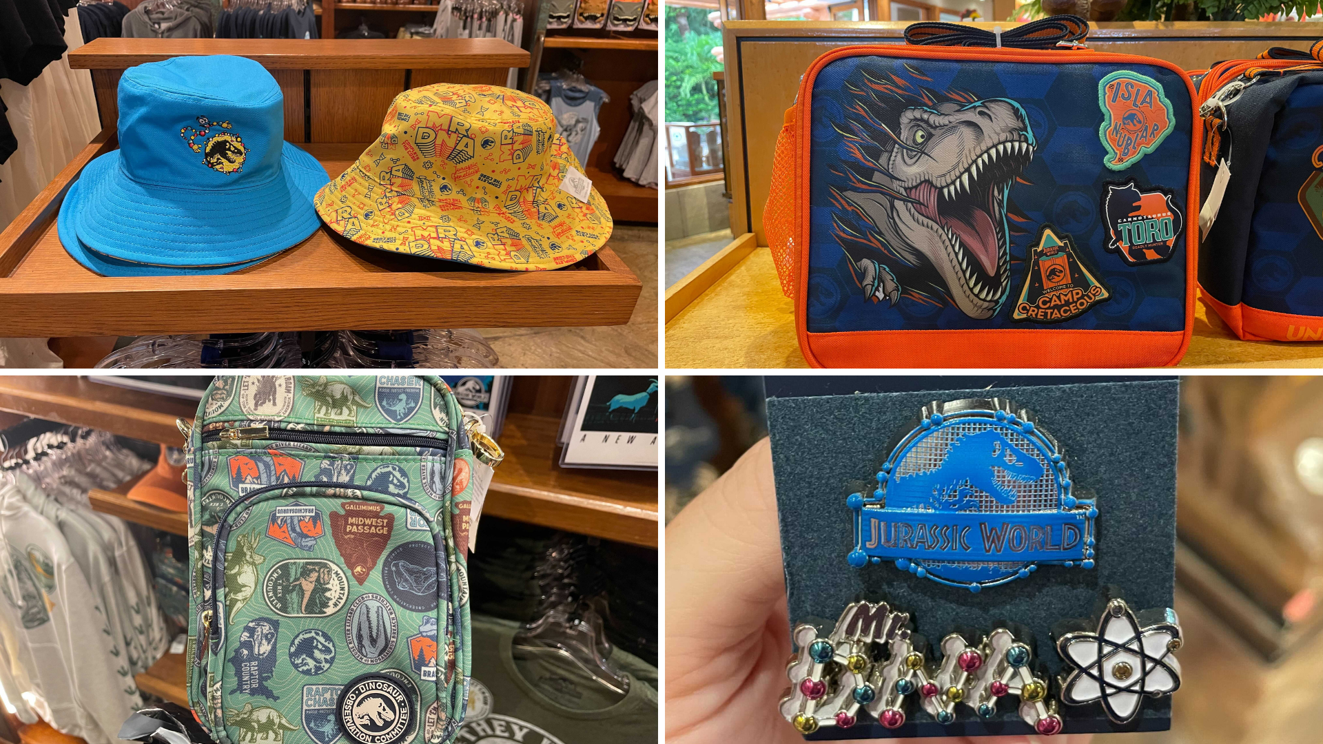 jurassic-world-bags-pins-bucket-hat-collage