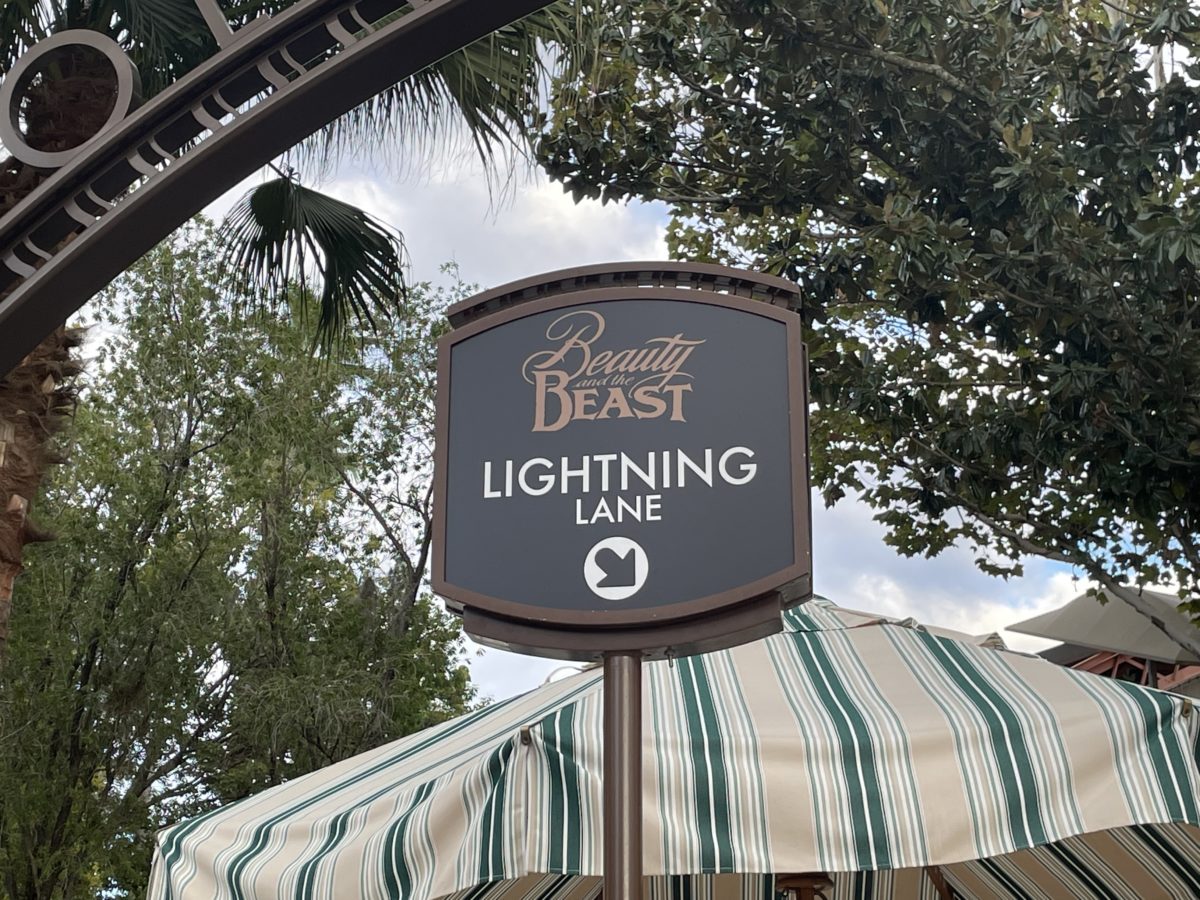 beauty and the beast lightning lane