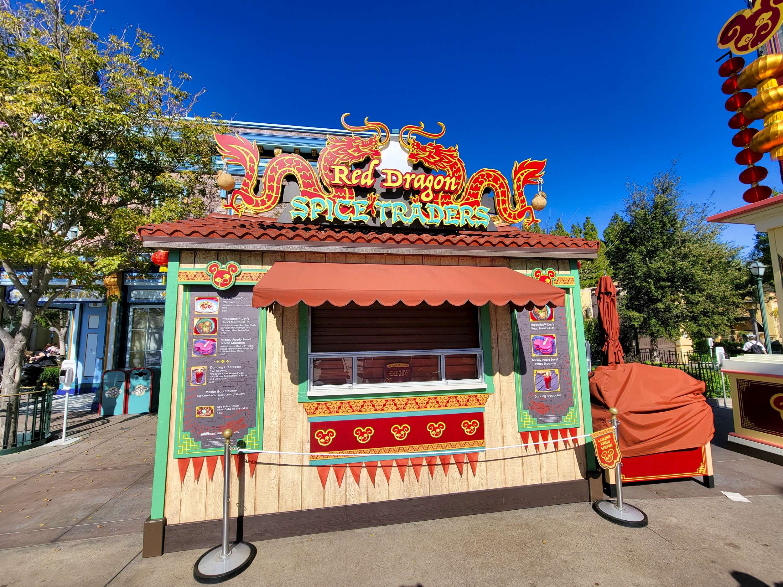 Red Dragon Spice Traders food booth