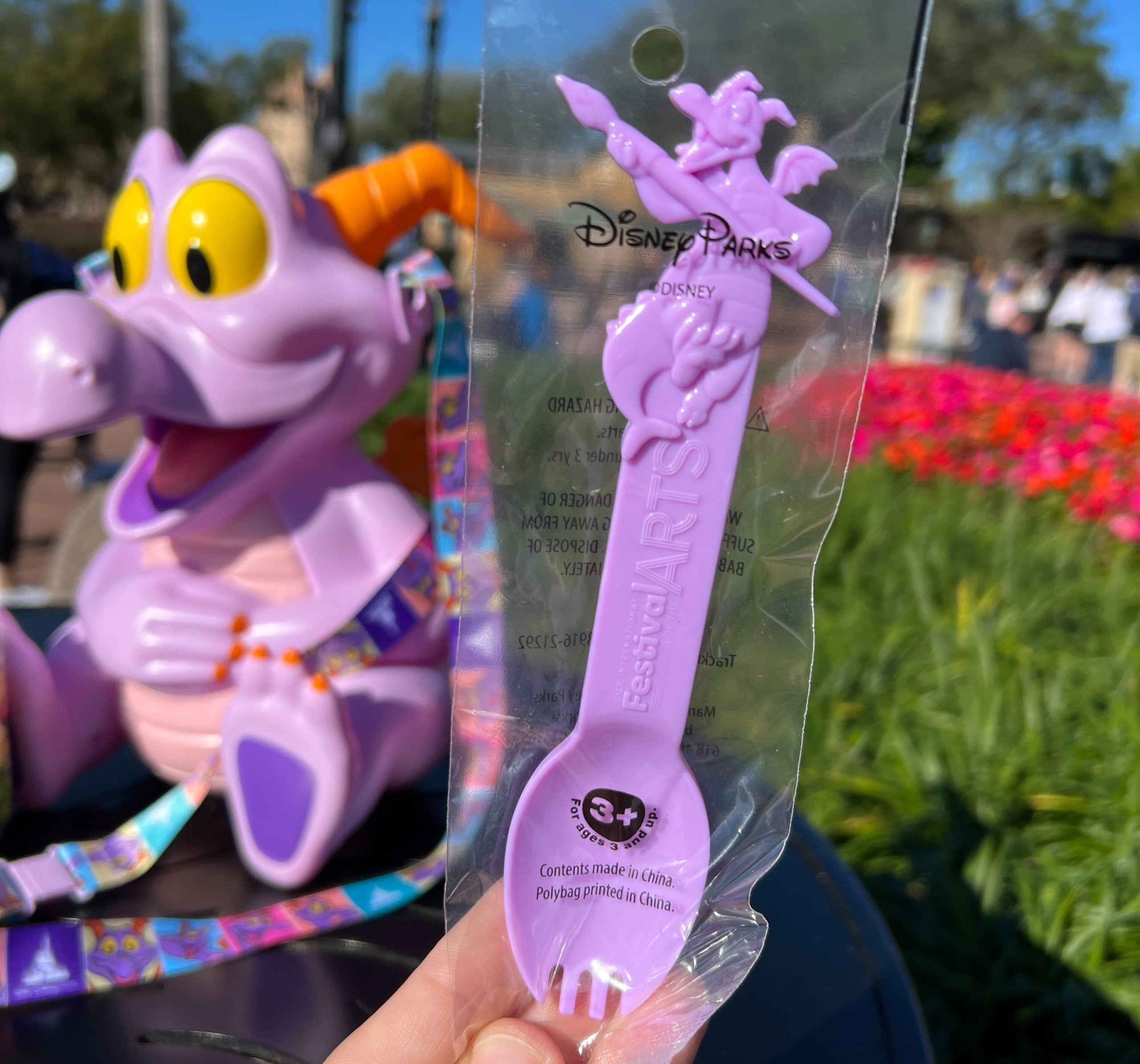 Figment popcorn bucket and spork