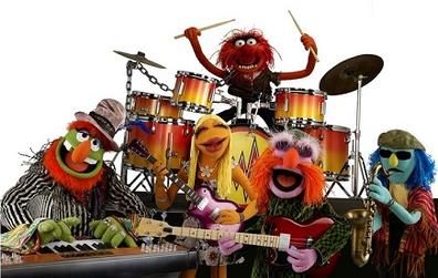 The Electric Mayhem Muppets band