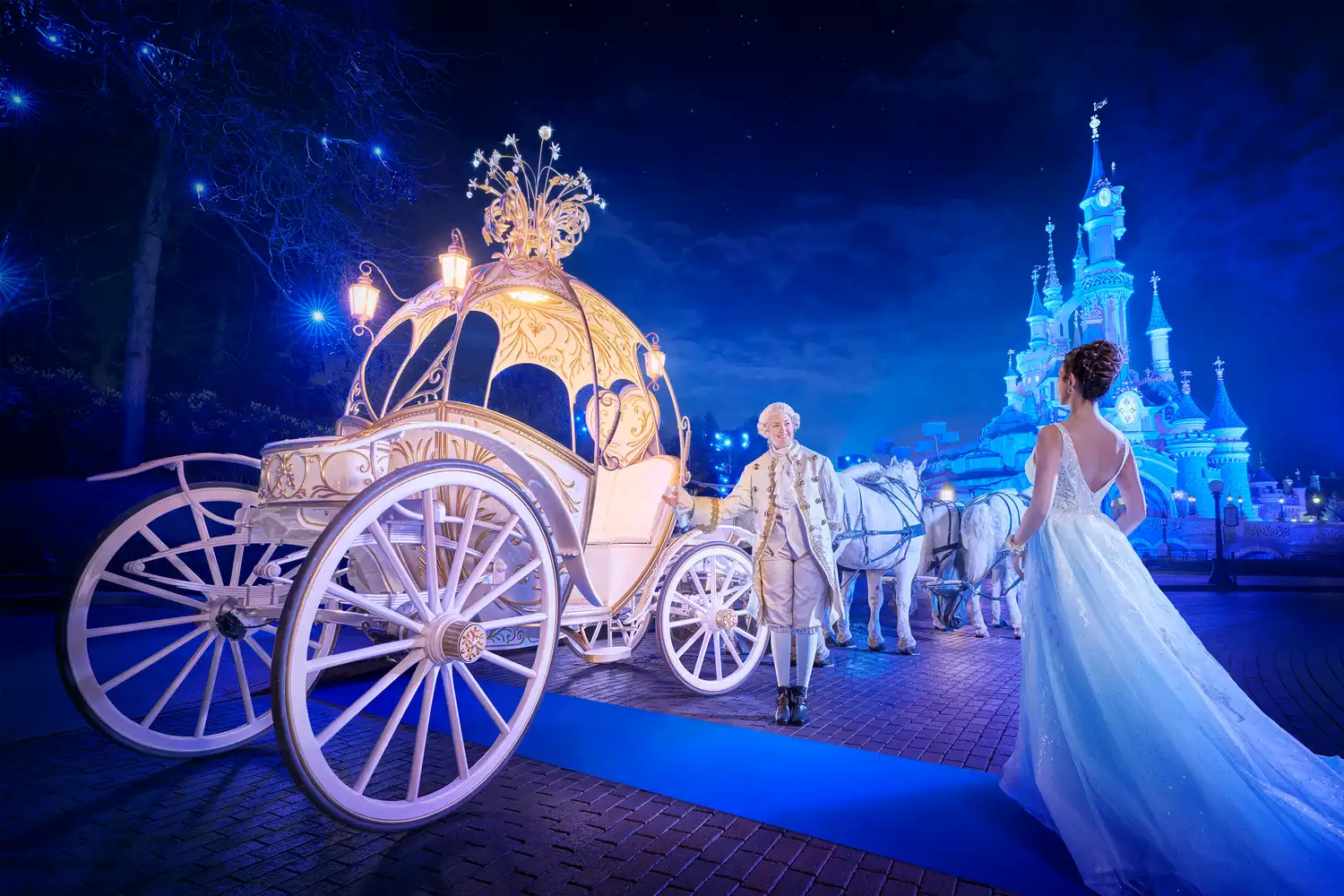 Disneyland Paris wedding coach