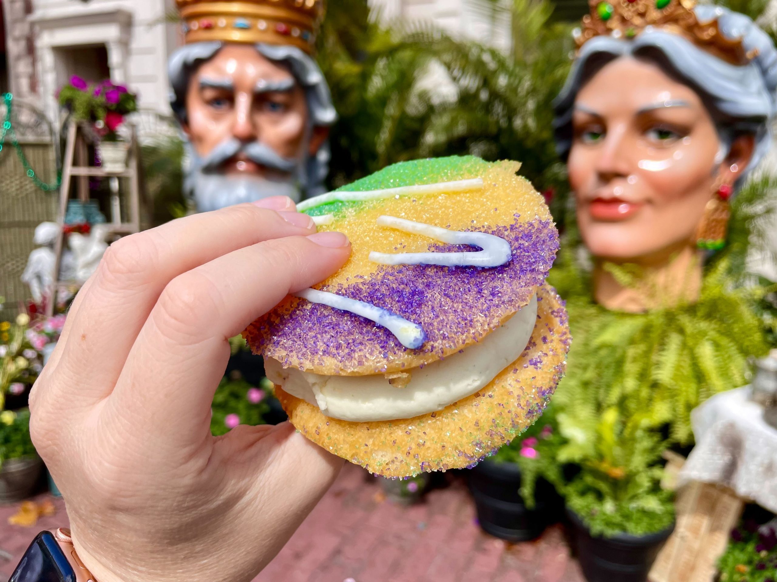 King Cake Whoopie Pie