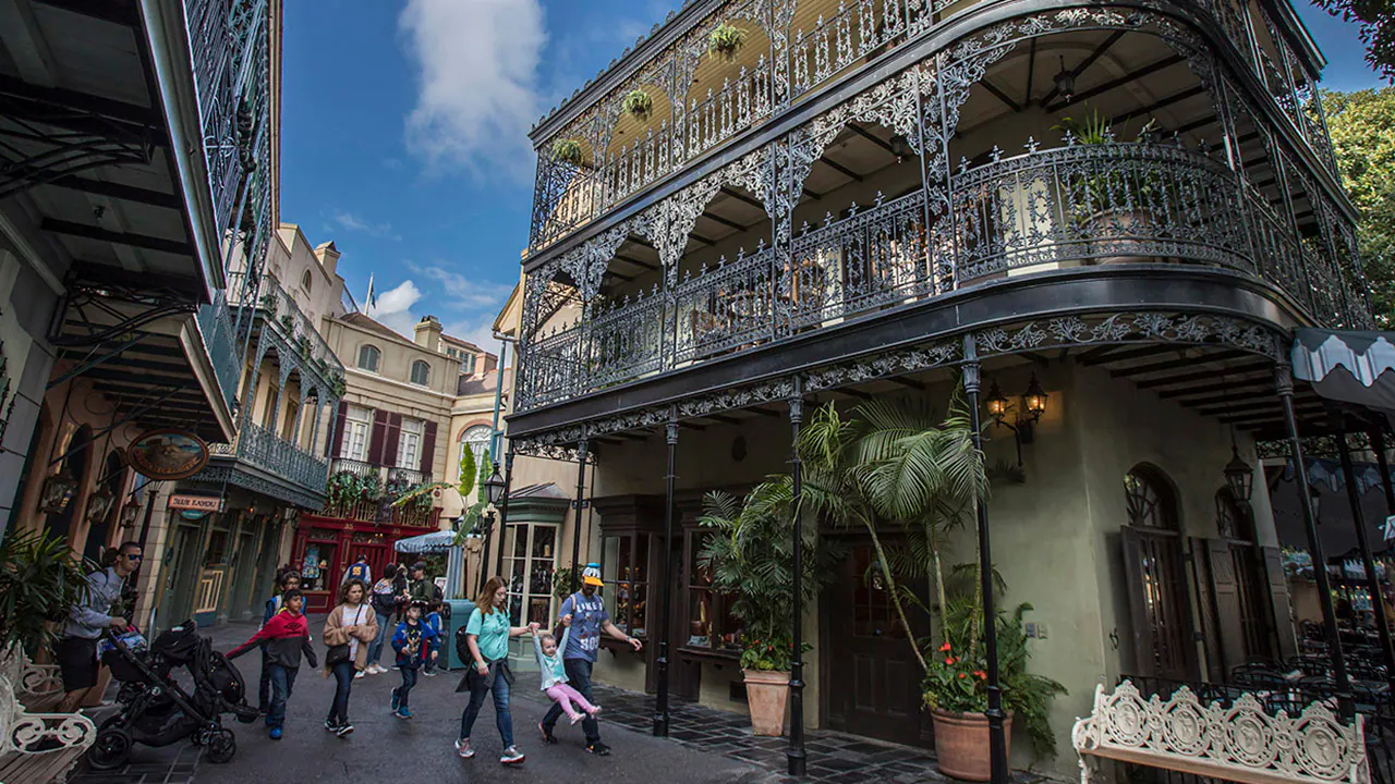 New Orleans Square in Disneyland