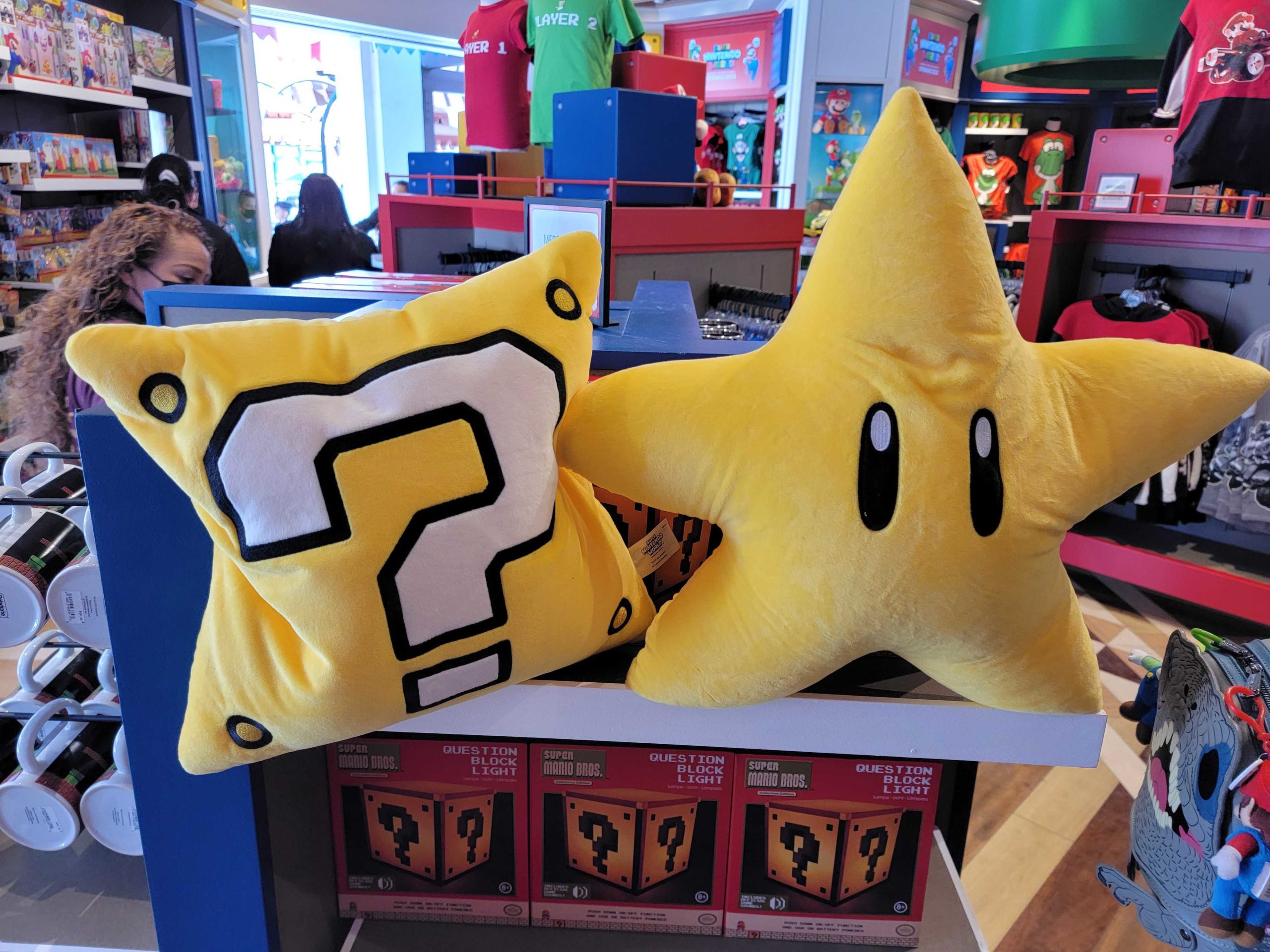 Question Box and Super Star pillows