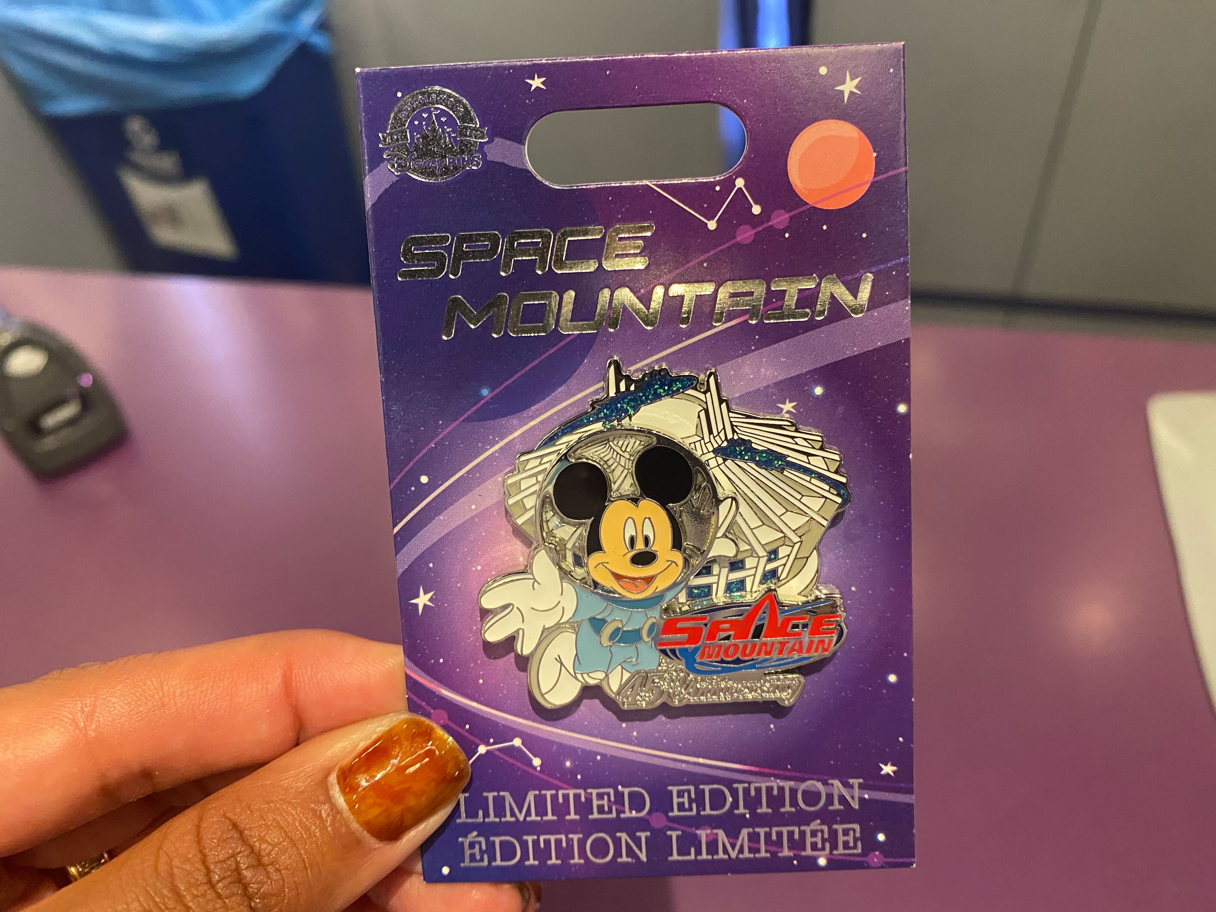 45th Anniversary Space Mountain Pin