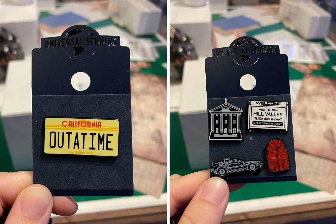 Universal Studios Florida Back to the Future Tribute Store Pins