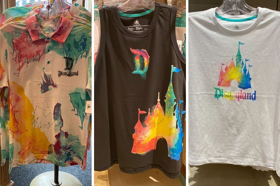 Disneyland Castle Paint Shirts