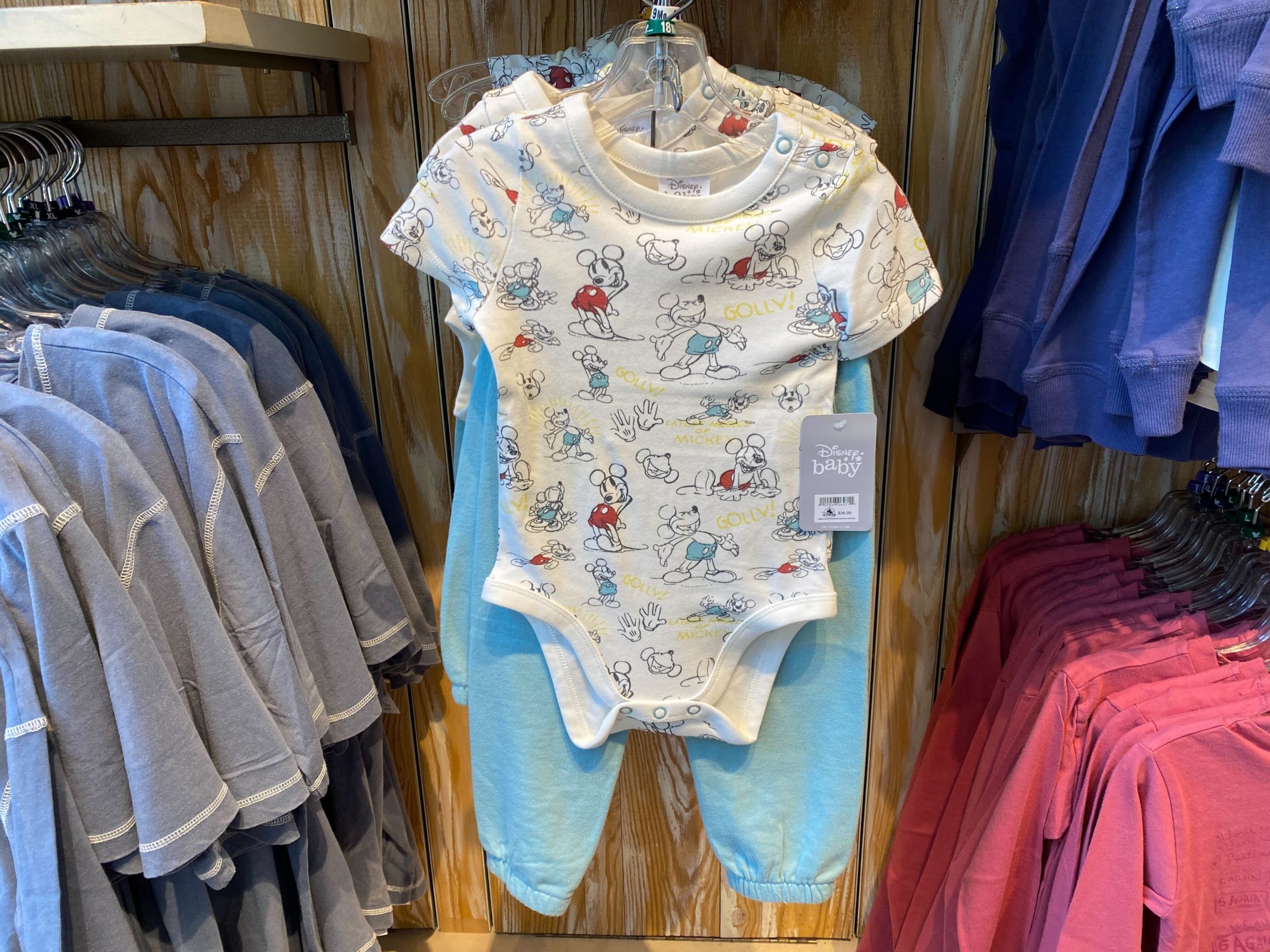 World of Disney Vintage Mickey Baby Bodysuit Pants