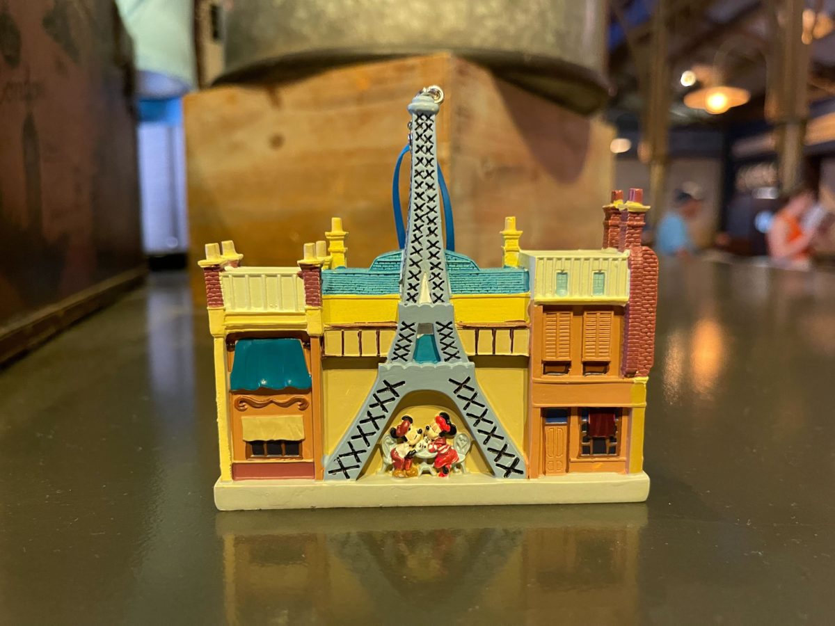 Mickey Minnie France Ornament