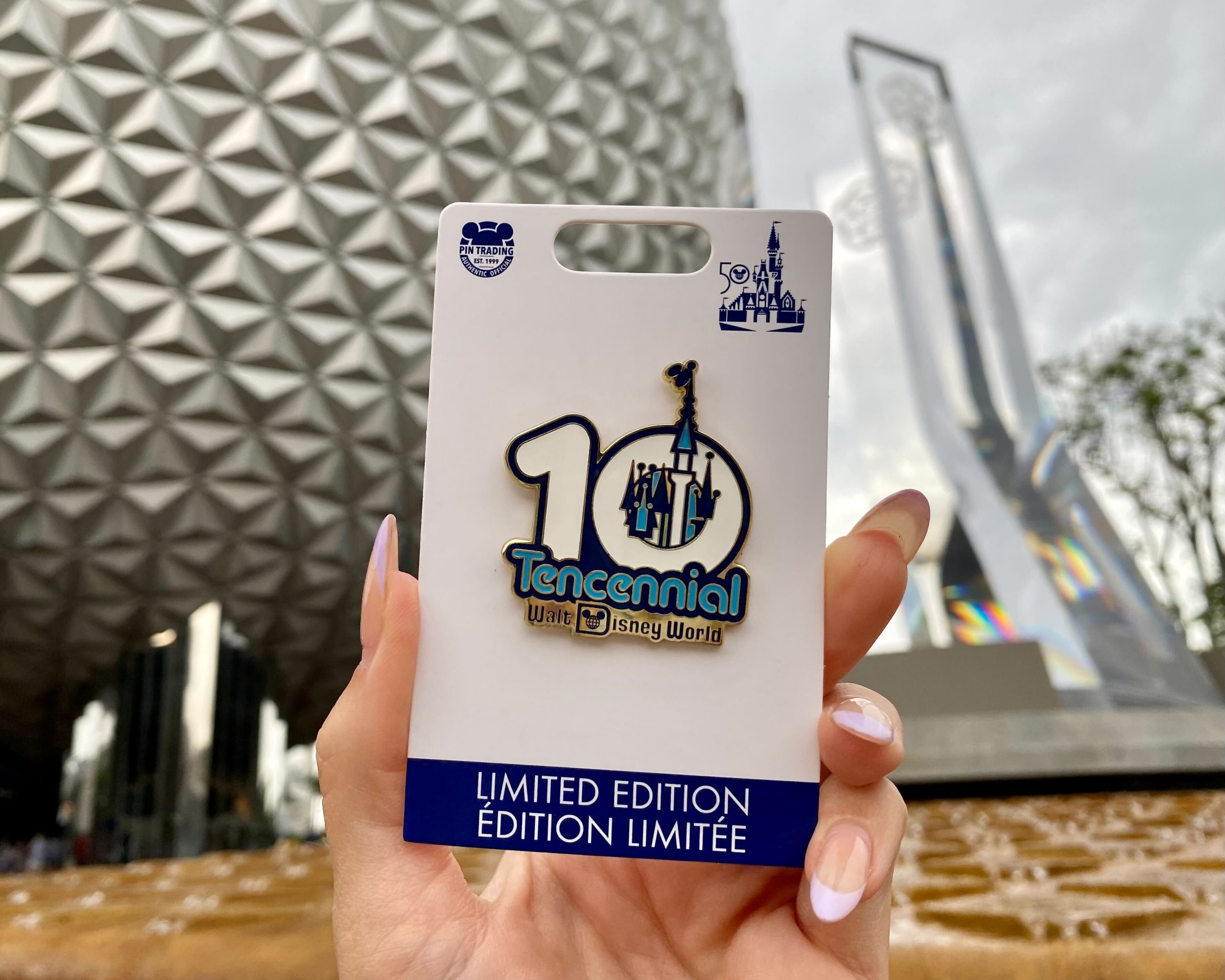 Tencennial Pin at EPCOT