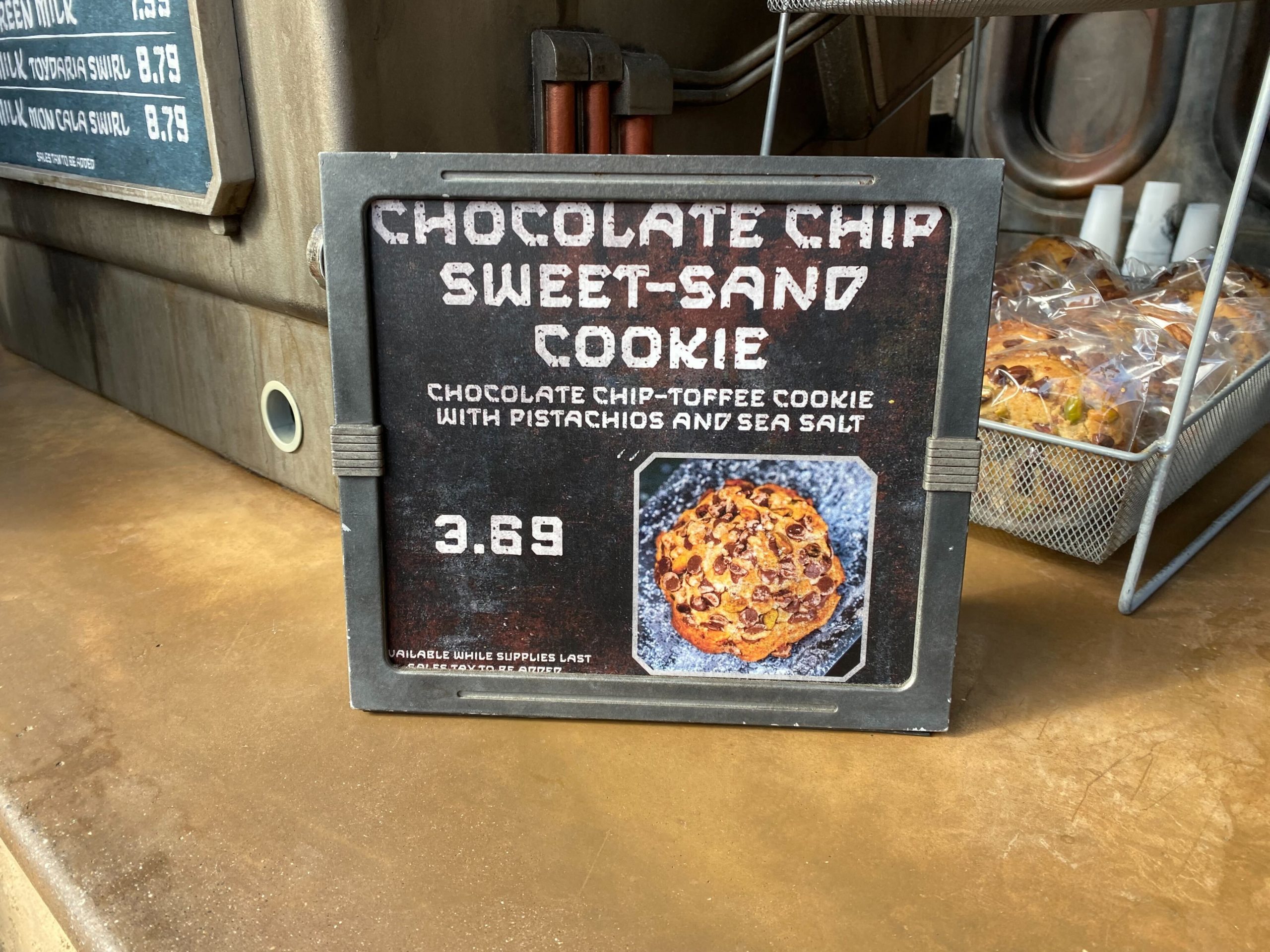 Disneyland Galaxy's Edge Milk Stand Sweet Sand Cookie