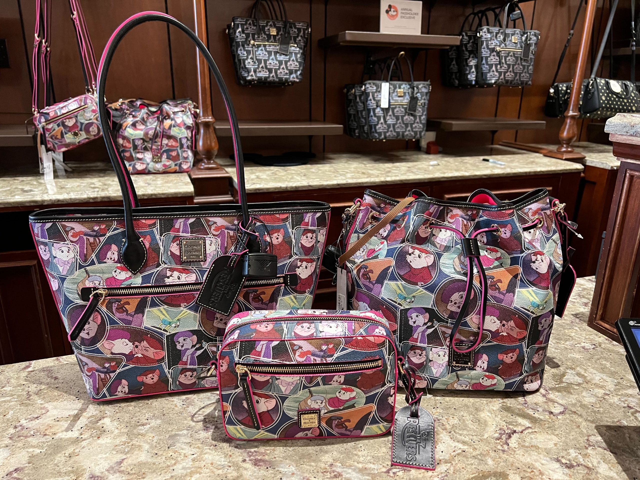 The Rescuers Dooney & Bourke bags