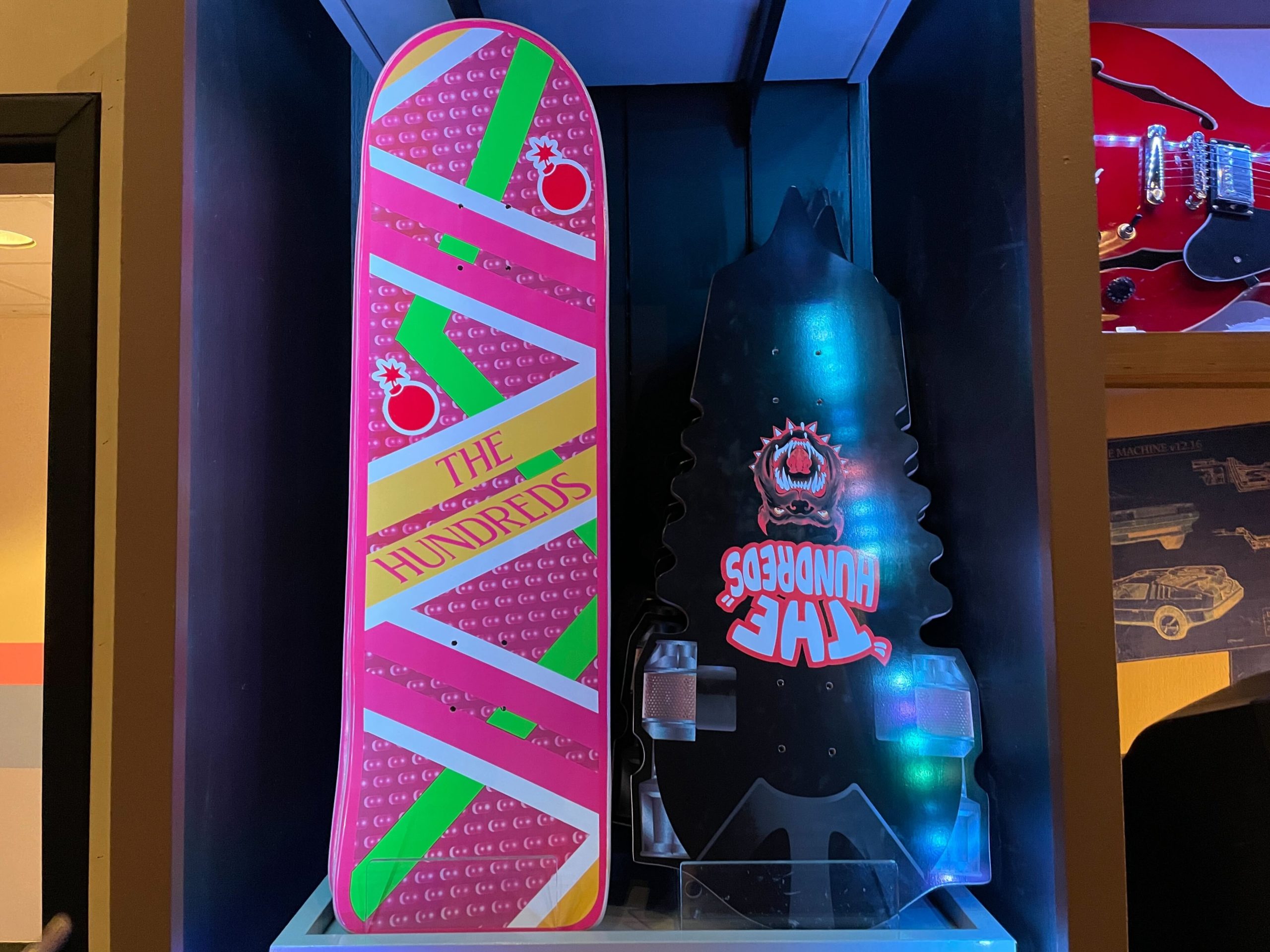 "Back to the Future" skateboard decks