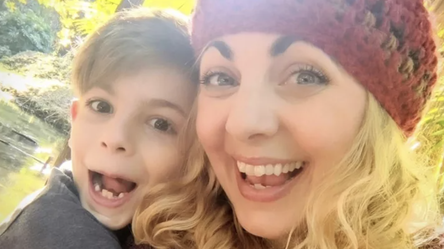 Jamie-Lyn Markos and her son