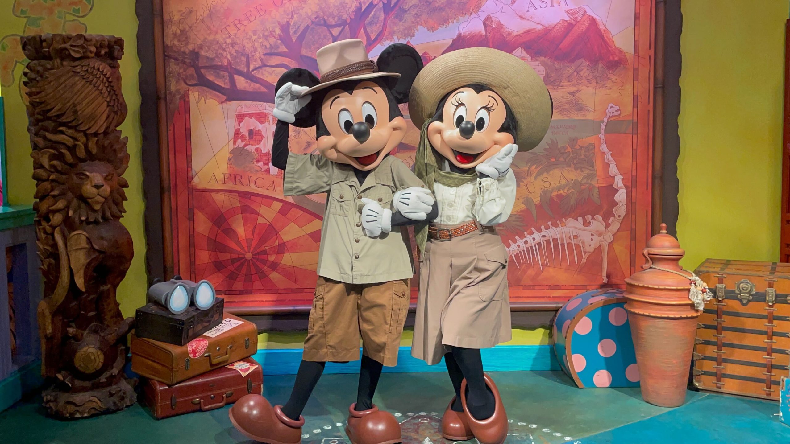Mickey and Minnie at Disney's Animal Kingdom