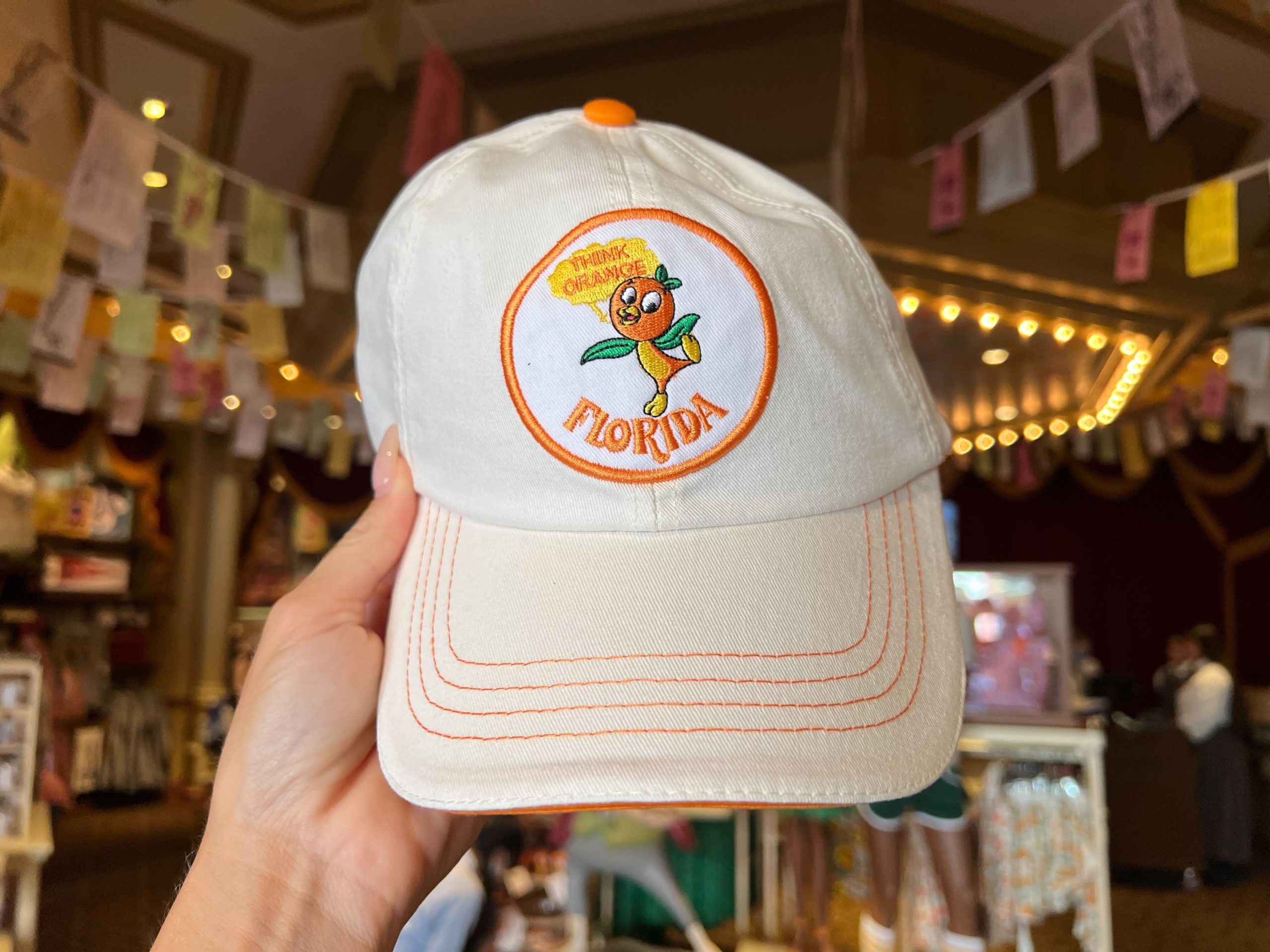 Orange Bird ball cap