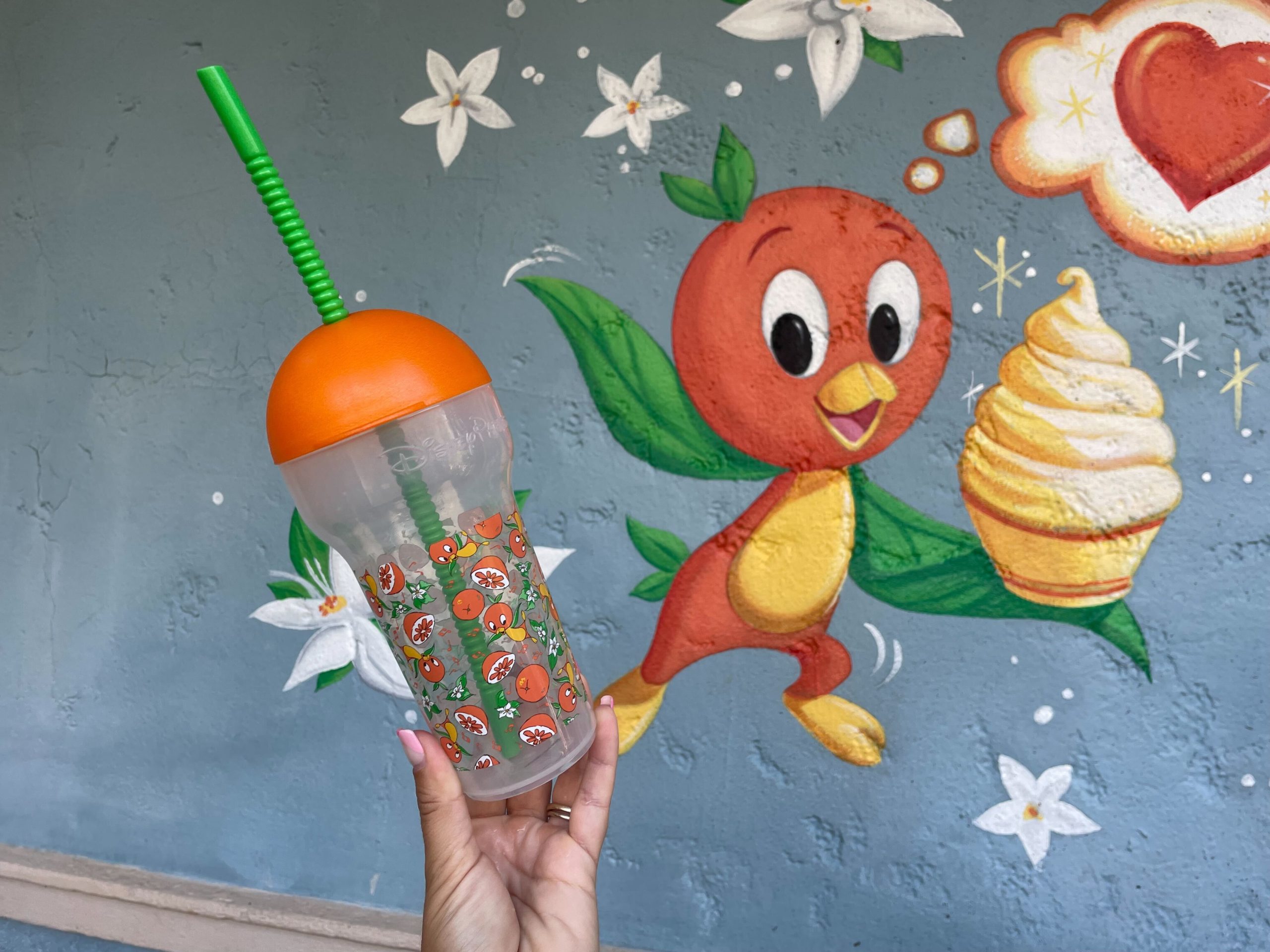 Orange Bird souvenir cup