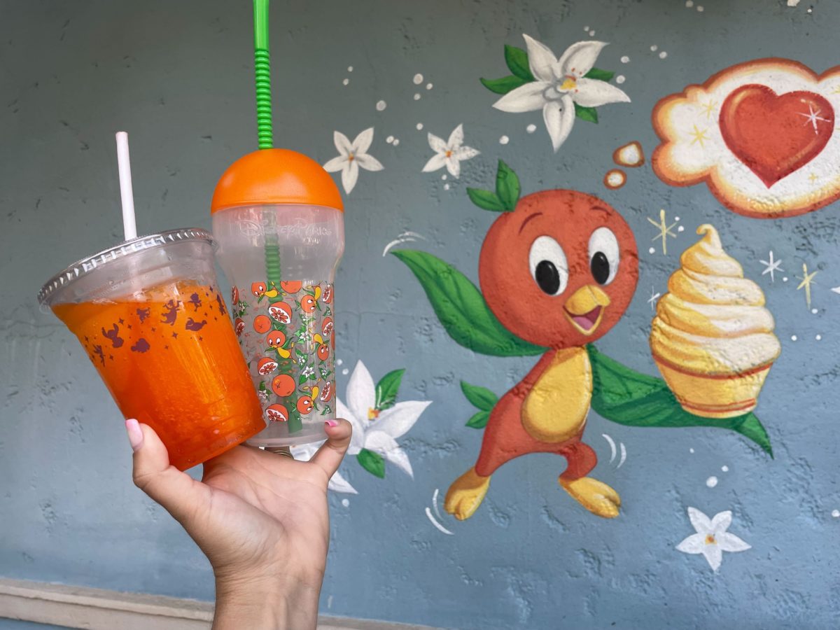 Orange Bird souvenir cup