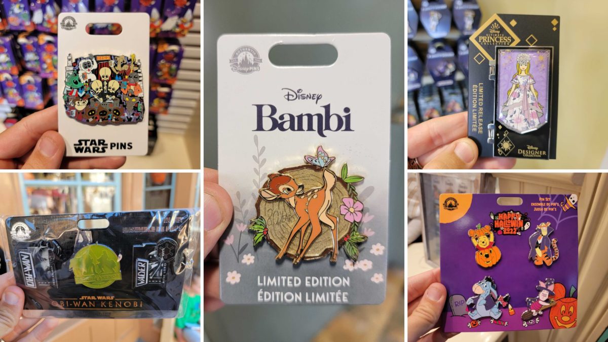 New Halloween Pins, Obi-Wan Kenobi Pins, 'Bambi' 80th Anniversary
