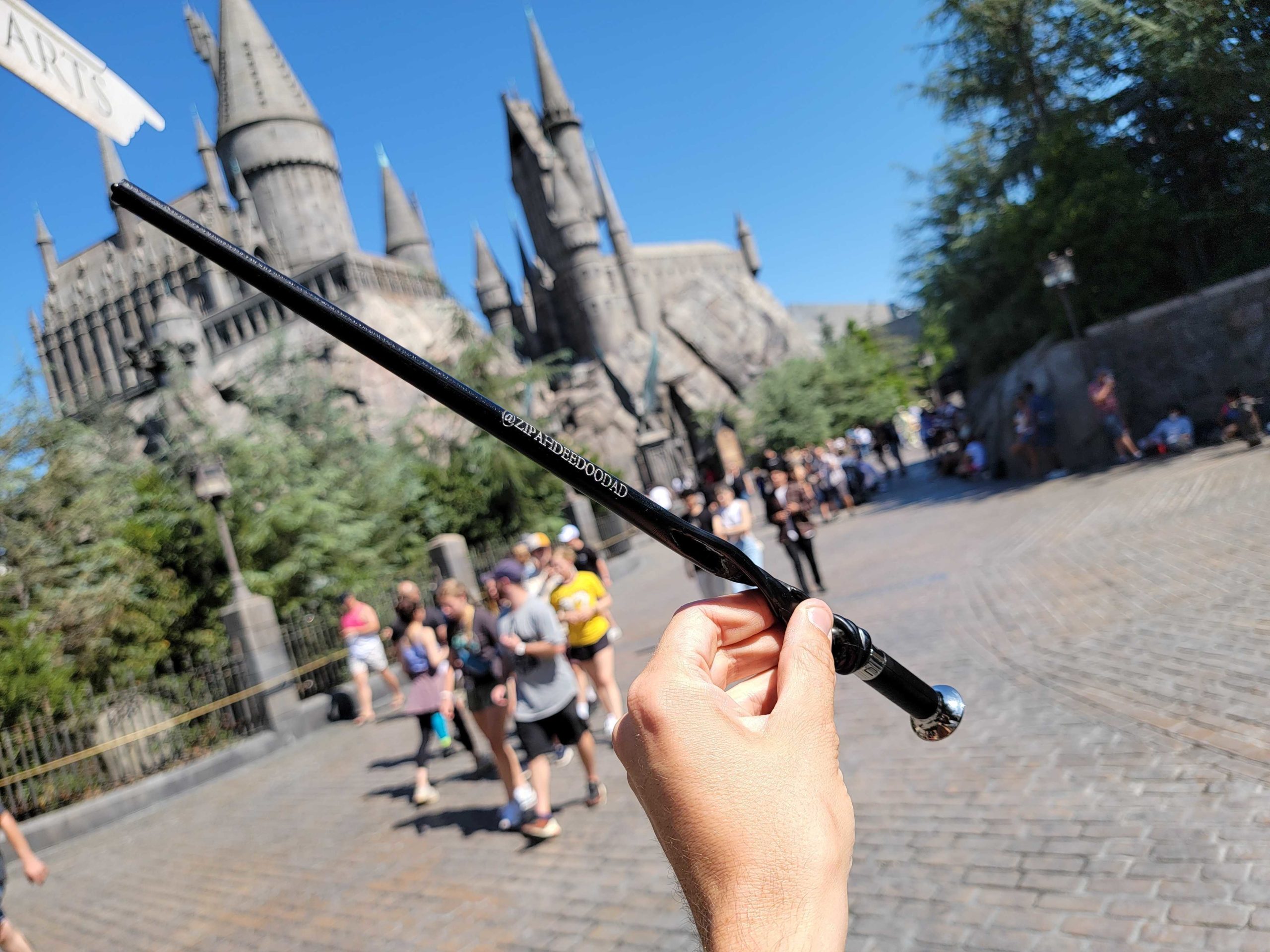engraved wand