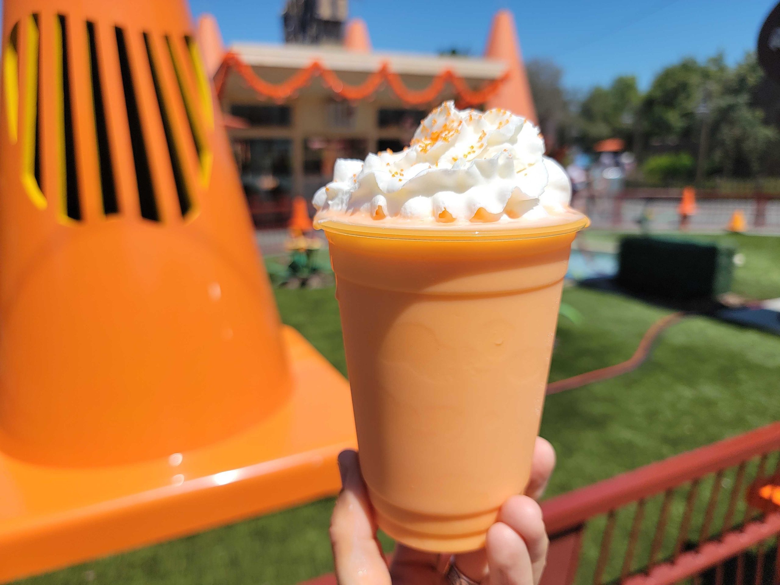 Vanilla vodka-orange slush