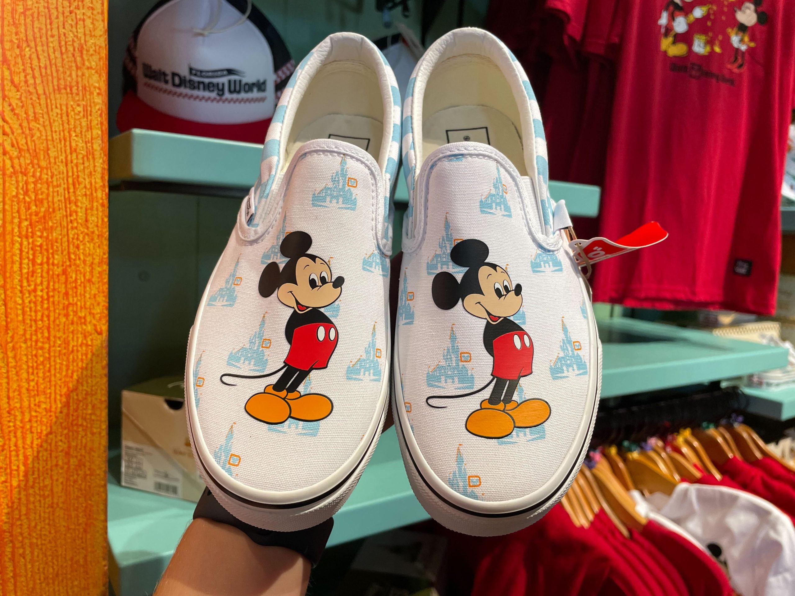 Mickey x Vans, Mickey Shoes, Vault Collection, Cinderella Castle, Vans, Shoes, Mickey Shoes, Castle Shoes