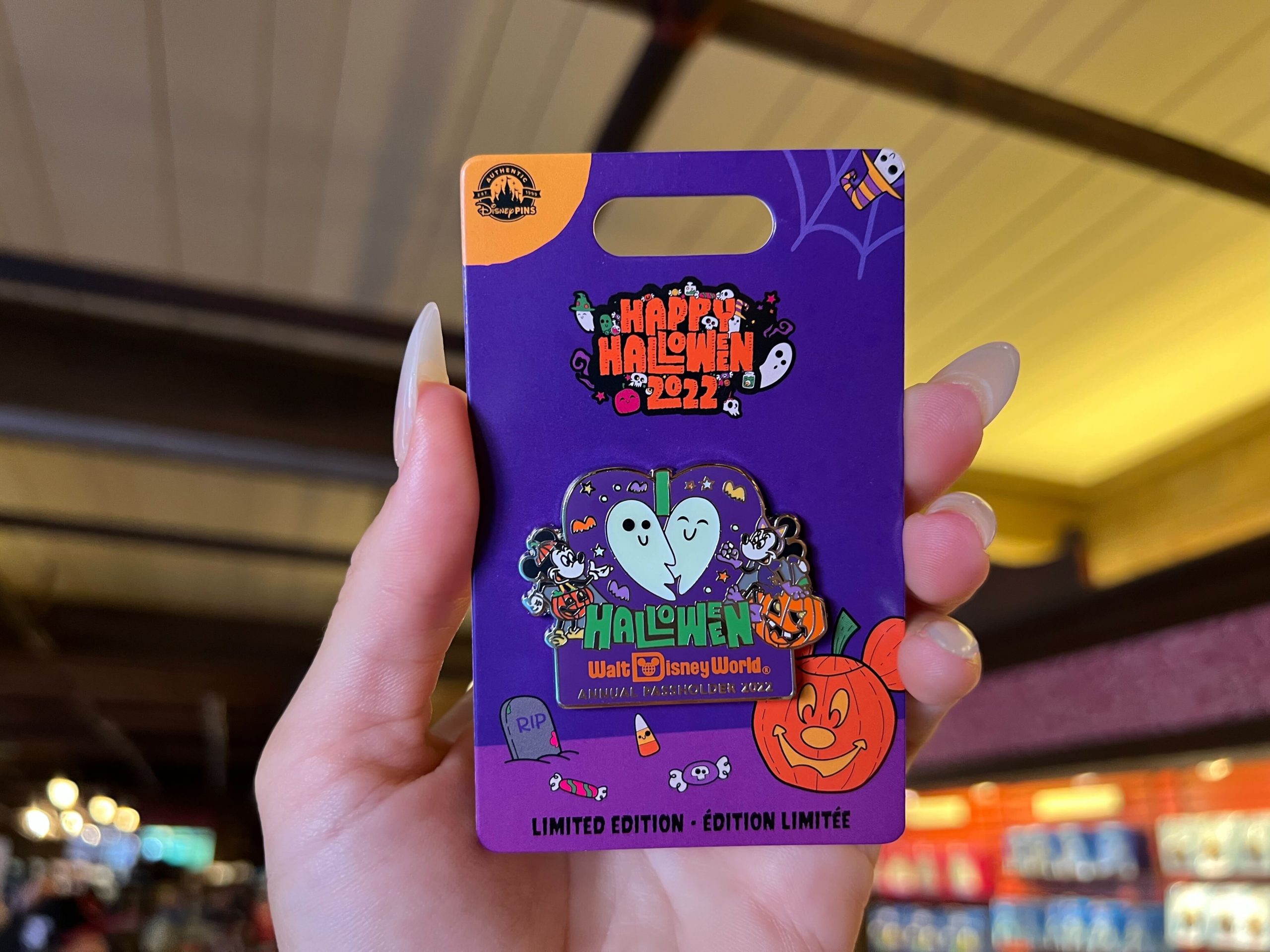 Annual Passholder Halloween pin