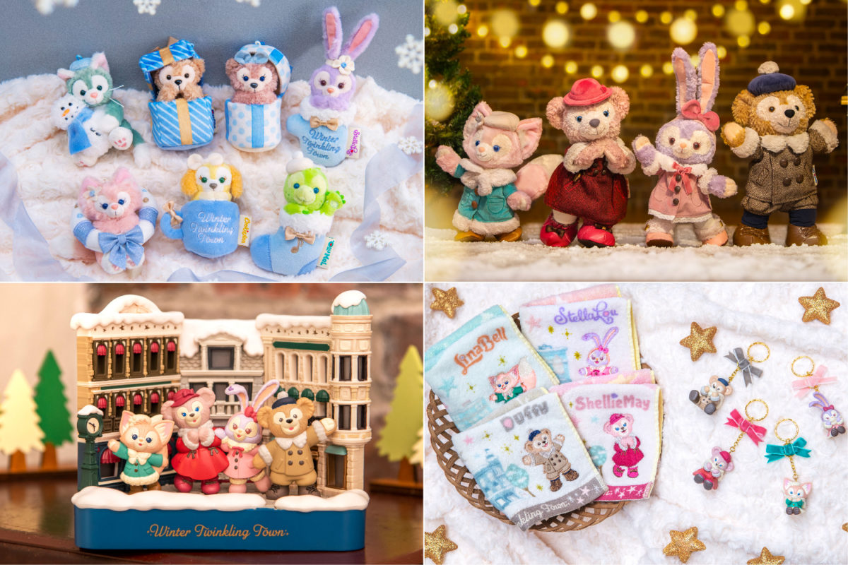 ダッフィー Winter Twinkling Town ぬいぐるみチャームセット ダッフィー Winter Twinkling Town ぬいぐるみチャームセット