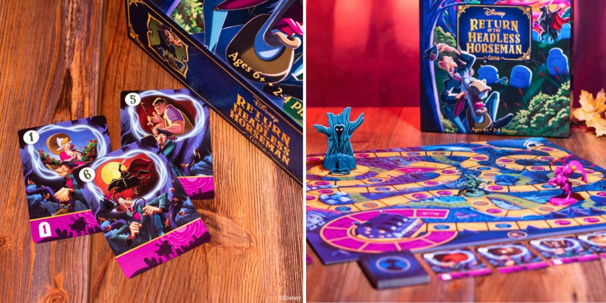Funko Return of the Headless Horseman game cards and board