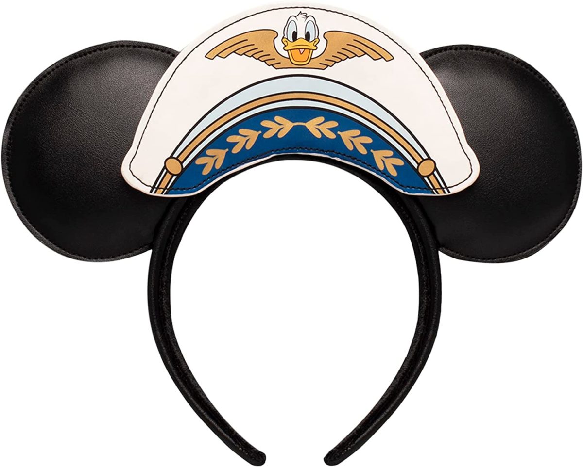 Mickey Mouse One: Walt's Plane Loungefly pilot's hat ear headband