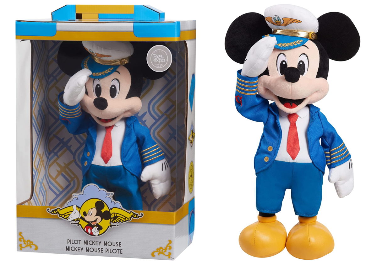 Mickey Mouse One Walt's Plane Mickey plush