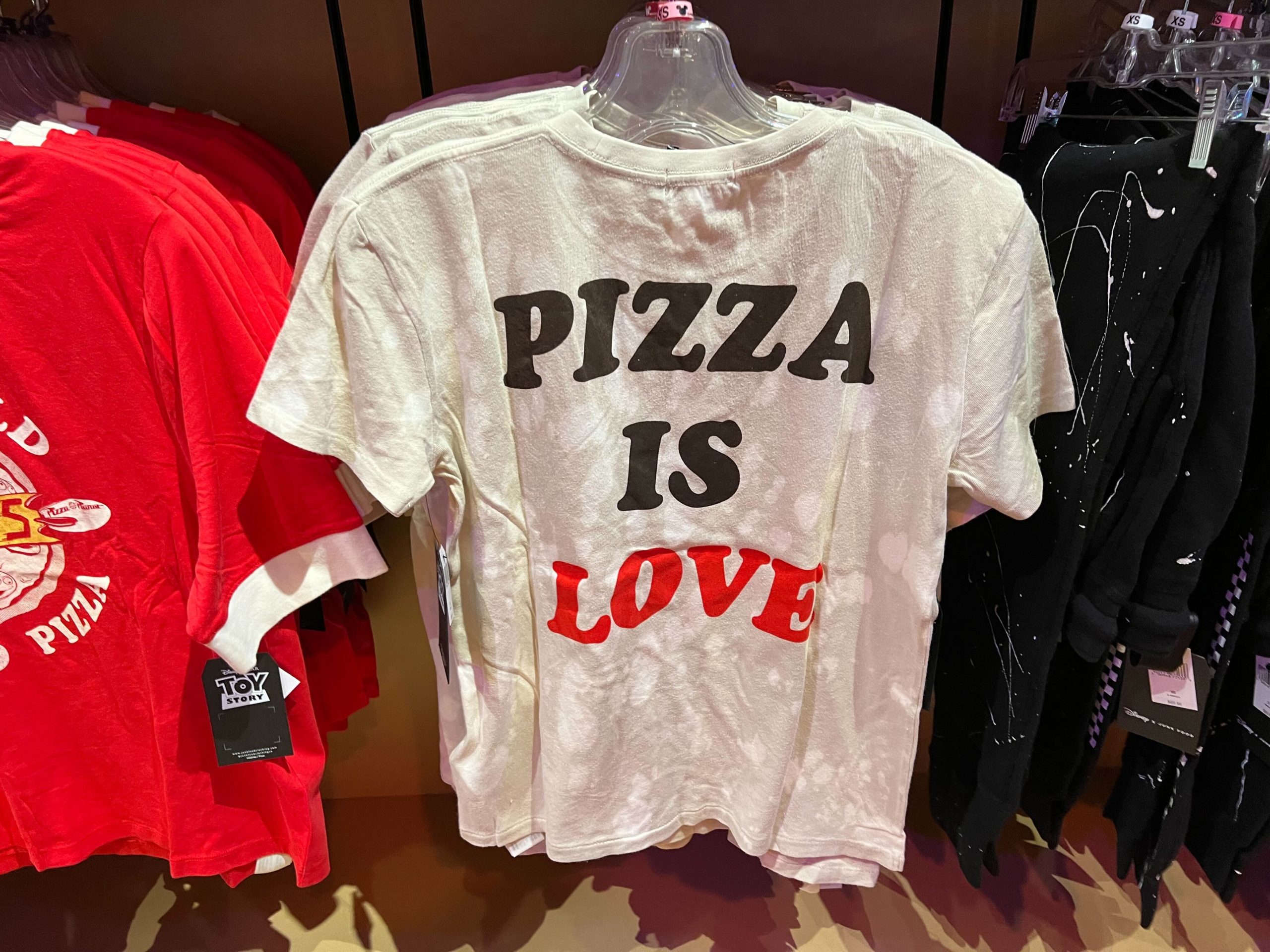 Pizza is Love tshirt back