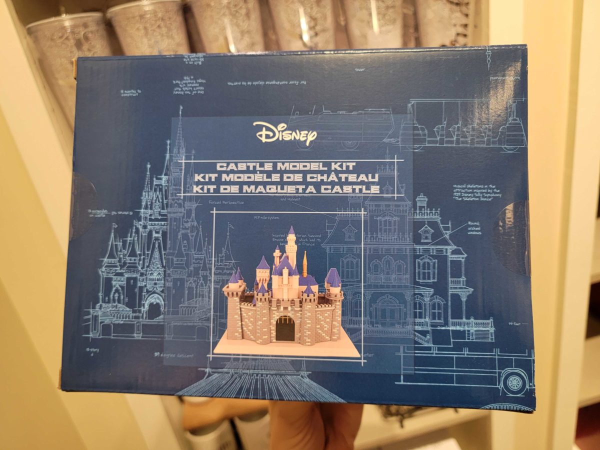 Sleeping Beauty Castle Model back