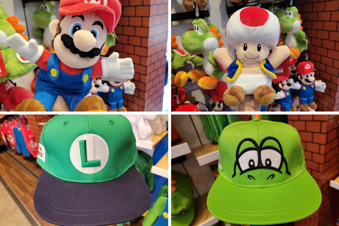 Universal Studos Hollywood Mario merch college