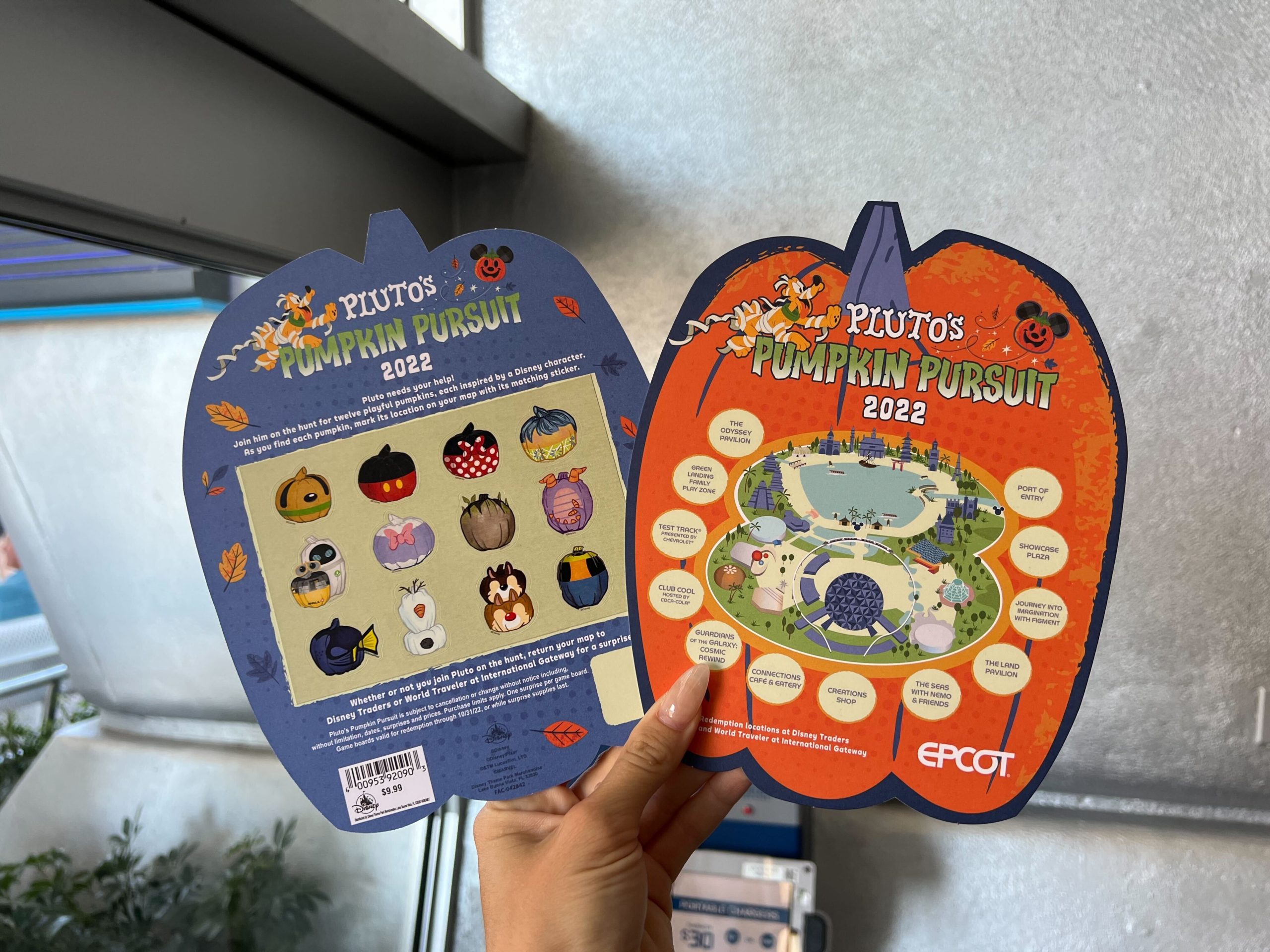 plutos pumpkin pursuit epcot 2022