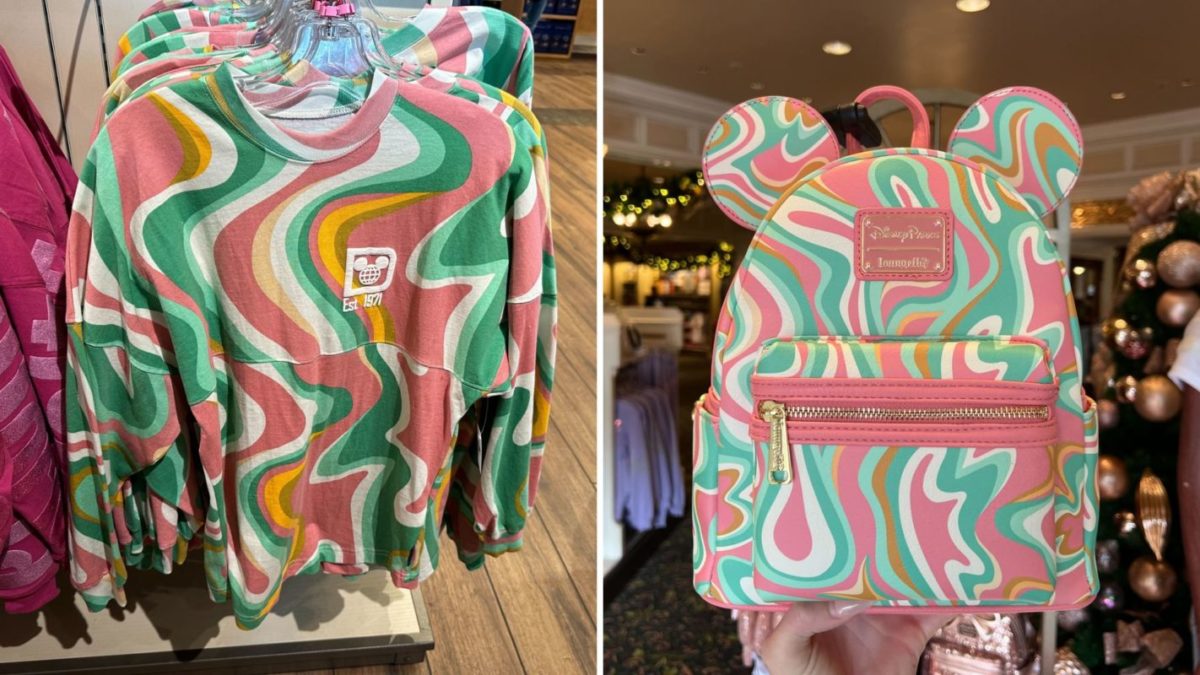 60s-inspired swirly Spirit Jersey and Loungefly mini backpack