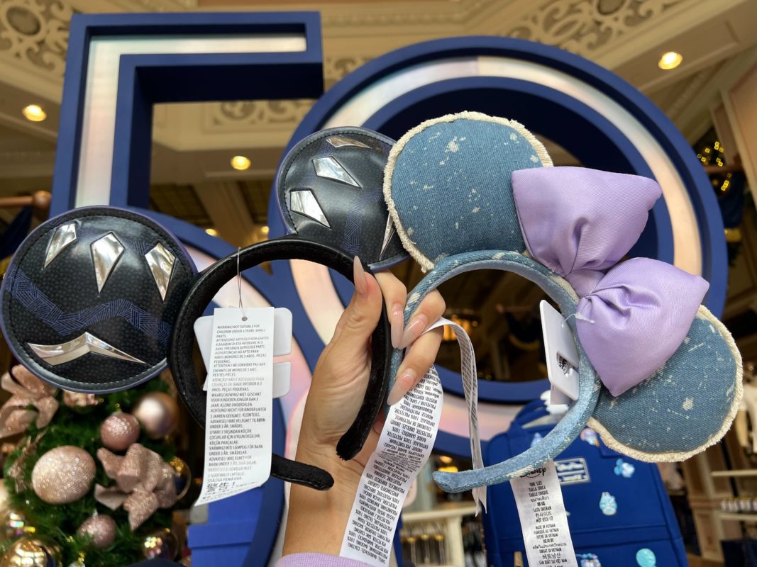 Black Panther ear headband Denim headband