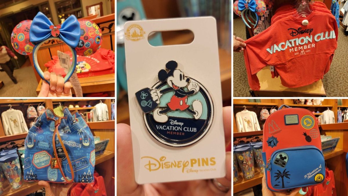 New Disney Vacation Club Merchandise Including Loungefly, Ears
