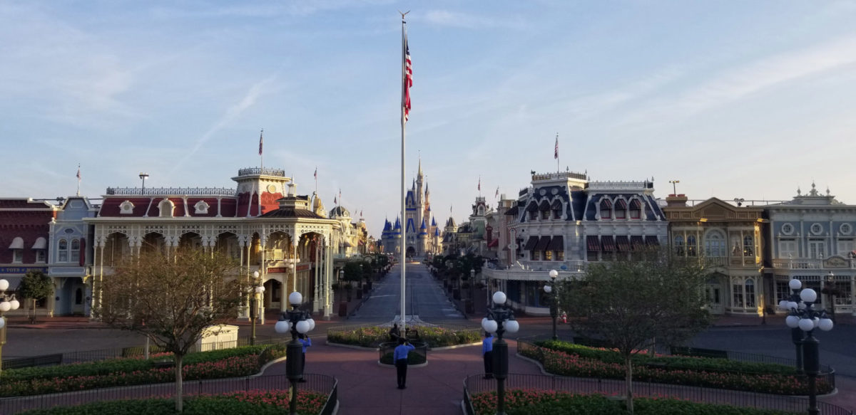 Flag Ceremony at Magic Kingdom Park