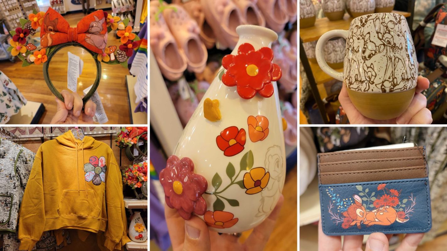 Bambi merchandise collage