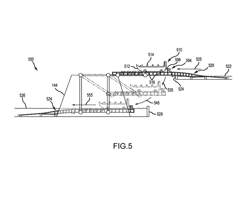 park ride with drop swing patent diagram 5