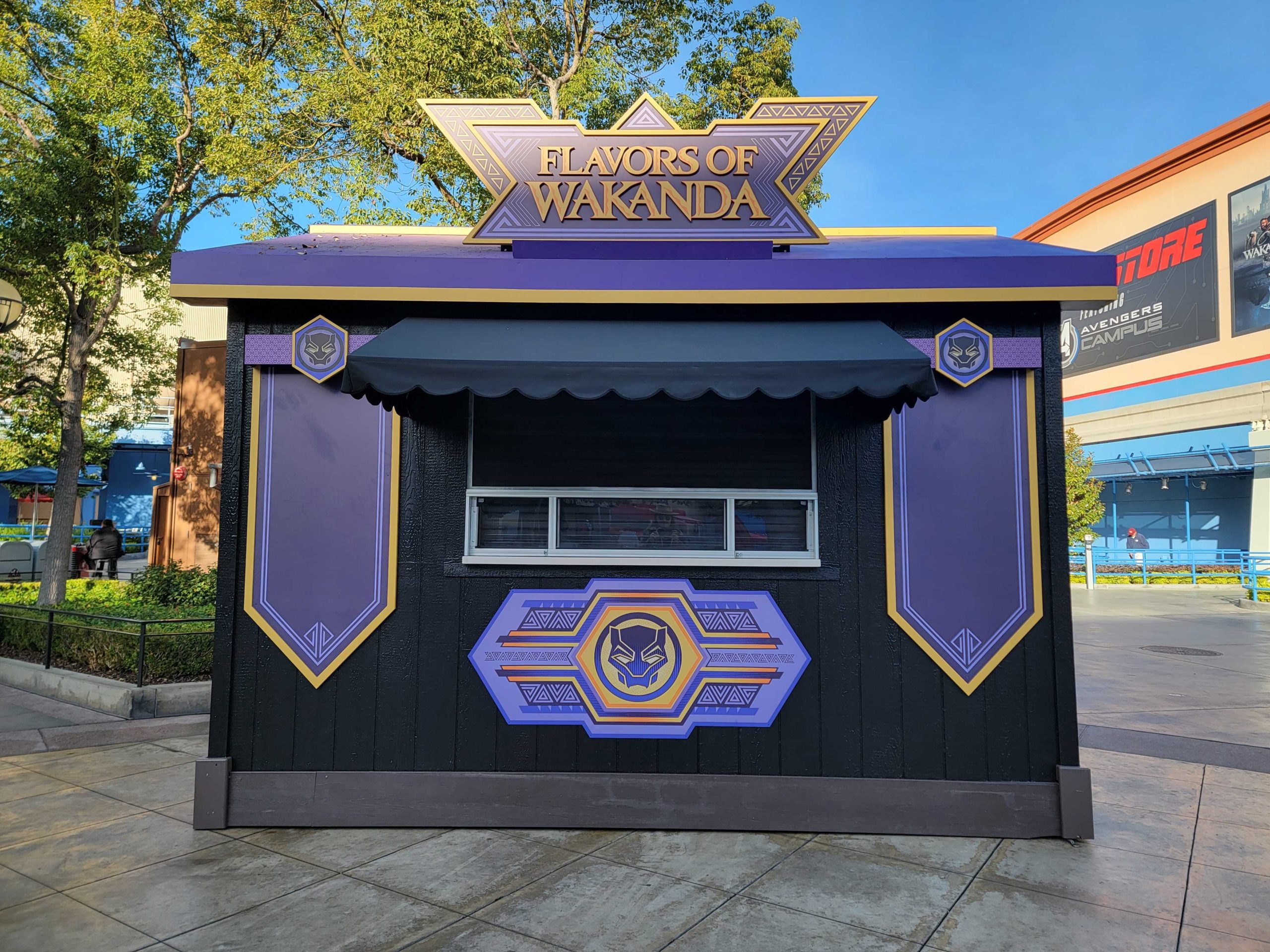 Flavors of Wakanda food booth in Disney California Adventure