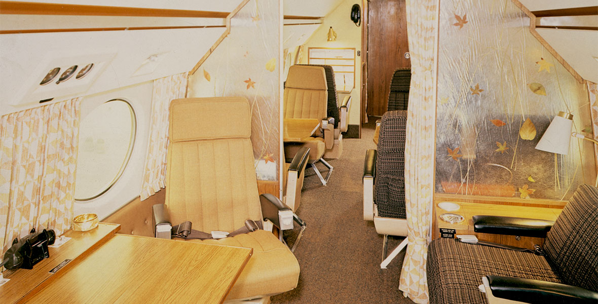 Walt Disney plane interior 1960 1